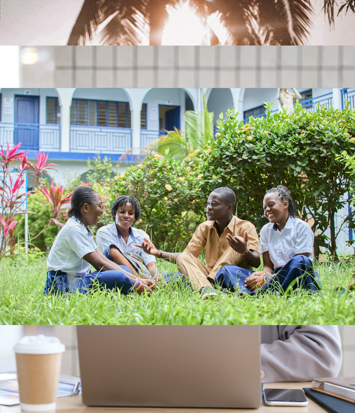 Teen sitting and thinking