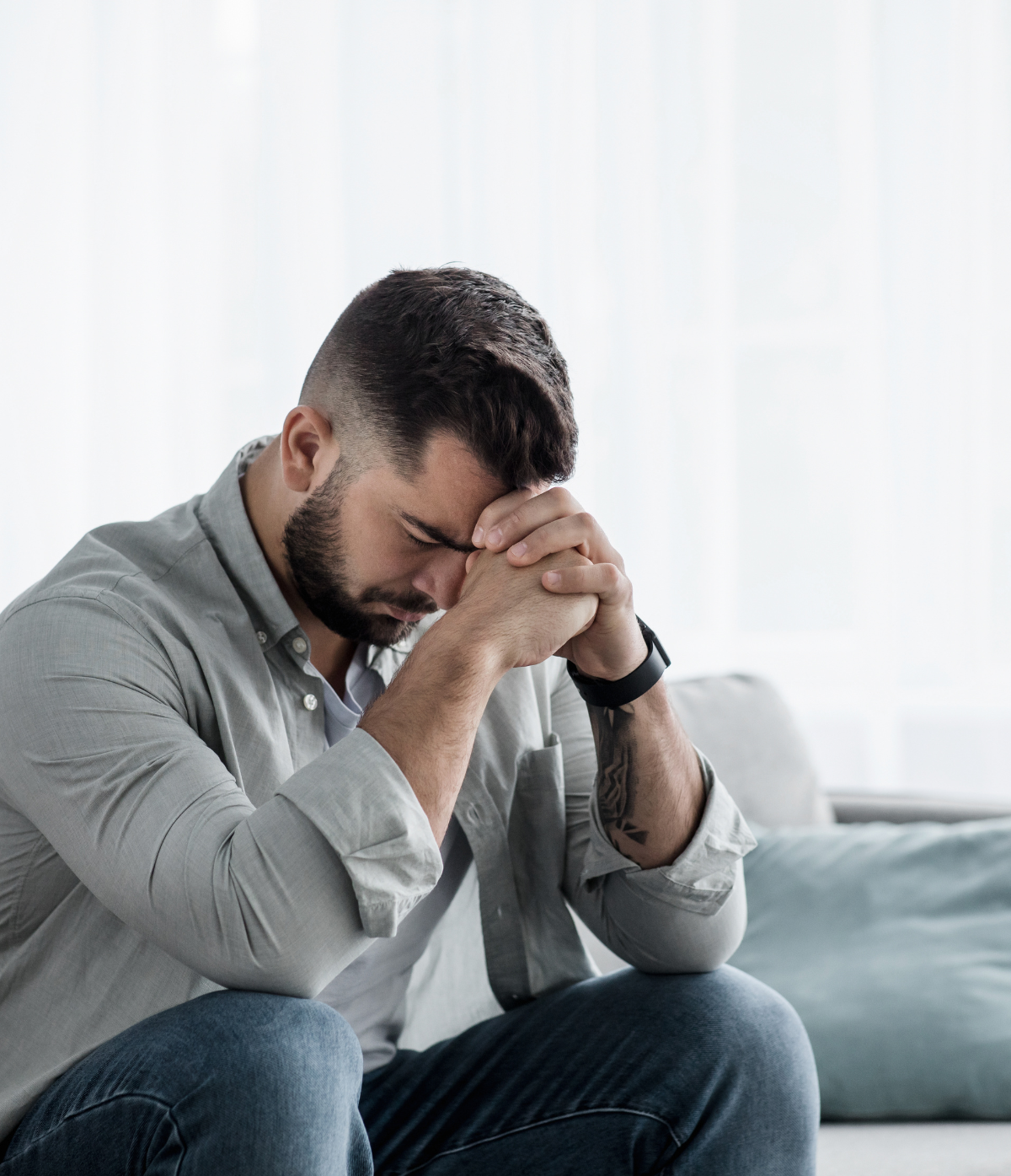 Person looking thoughtful